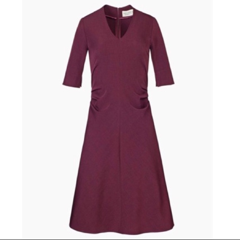 MM Lafleur The Caroline Dress - Claret